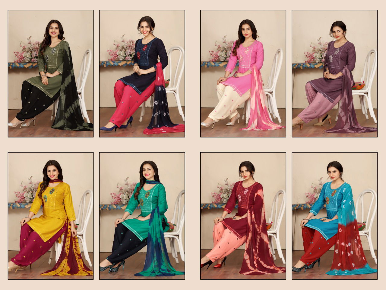 Scam 1992 Latest Fancy Designer Rayon Patiyala Ready Made Dress Collection
